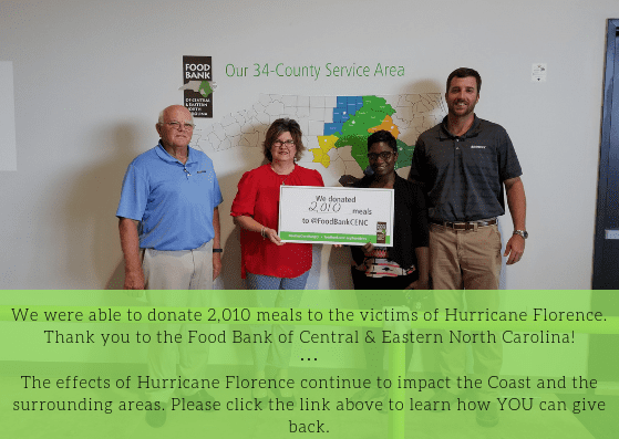 Sunrock partnered with Food Bank of Central & Eastern North Carolina​